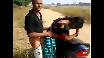 Desi Bhabhi’s Wild Ride: Deep Throat And Rough Doggy Fucking On A Motorbike