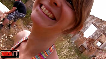 Little Redhead Takes It Deep In Her Tight Little Ass