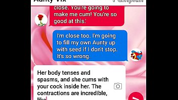 Aunty’s Filthy Texts Finally Break Her Innocent Niece, Making Her Gush As They Both Explode In A Shared, Forbidden Climax.