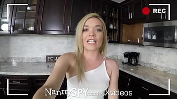 Sultry Blonde Nanny Seducing Her Boss’s Massive Cock