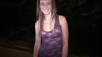 Innocent Teen Alexis Crystal Gets Ready To Flash Her Sweet Body In Public