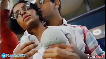 Wild Teen Rides A Throbbing Cock On A Moving Bus, Moaning In Hindi