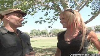 Blonde Soccer Milf Forces Her Cuckold Husband To Watch As She Gets Railed