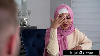 A Devout Muslim Beauty Gets Railed While Keeping Her Hijab Perfectly In Place.
