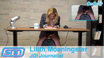 Live On Air: Tv Anchor Climaxes Hard On A Sybian