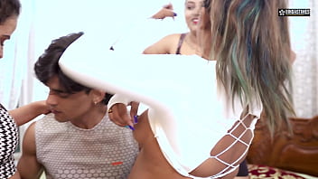 Desi Yoga Teacher Ravaged By Dominant Lady Gang In Wild Outdoor Orgy