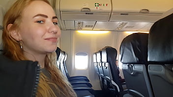 Mile High Handjob And Blowjob On A Public Flight