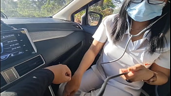 Naughty Nurse Gets A Public Surprise She’ll Never Forget