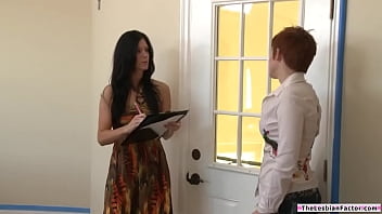 Petite Milf Gets Her Tight Little Tits Worshipped And Pounded By Her Demanding Lesbian Client