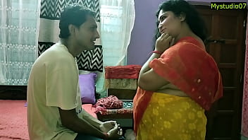 Sizzling Indian Bhabhi Corrupts Innocent Boy With Dirty Talk And Loud Moans
