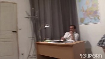 Naughty Teacher Telsev Gives Private Lessons To Two Students