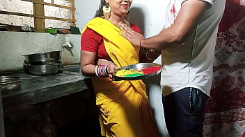 Wet And Wild Holi: Fucking My Horny Bhabhi On The Kitchen Counter With Loud Hindi Moans