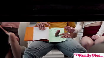 Step Mom’s Sweet Treat: Sit Your Tiny Dick Down And Watch Us Devour Dessert