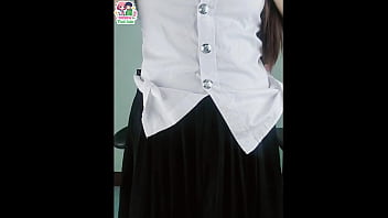 Naughty Thai College Girl Pink Pussy And Sexy Cheerleader Outfit