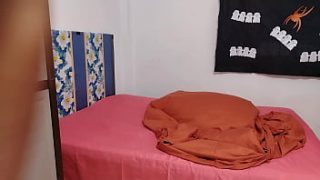 Curvaceous Latina Stepmom Left Alone With Horny Stepson On Halloween Night