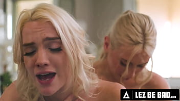 Lez Be Bad: Naturally Stacked Teen Kay Lovely Wrecks Her Bestie With Benefits Kenna James’ Sopping Wet Pussy