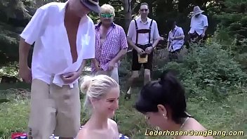 Feral Teutonic Tribe Fucking In The Forest