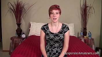 Desperate Redhead Aurora’s Raw Amateur Audition