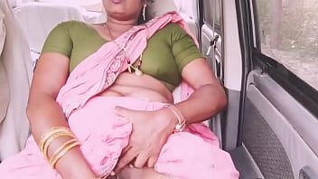 Naughty Housewife Sneaks Out To Fuck Her Boyfriend In The Car, Whispering Dirty Telugu Secrets
