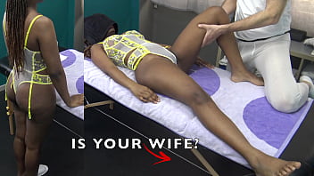 Is That Your Wife? An Older Masseur’s Sensual Lotion Massage For A Young Client