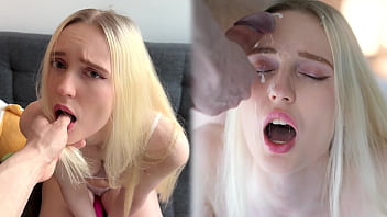 Stepdaughter’s Panties Soaked From Squirting, Then Gets Pounded Hard And Covered In A Massive Facial
