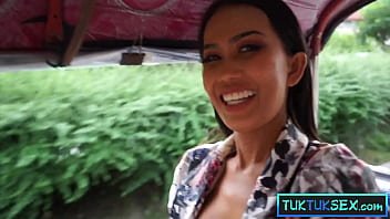 Amateur Thai Milf Gets Picked Up And Takes A Massive Cock Deep In Her Ass