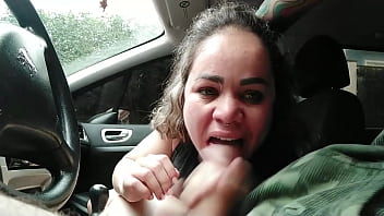 Getting A Blowjob In The Peugeot