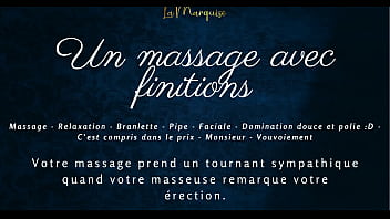 A French-style Massage With A Mouthwatering Climax