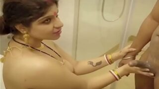 Steamy Indian Bhabhi And Devar Bathroom Fuck Session