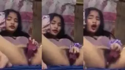 Naughty Little Brat Gets Off On A Delicious Dildo