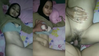 Naughty Side-style Hijab Fun In The Dorm Room