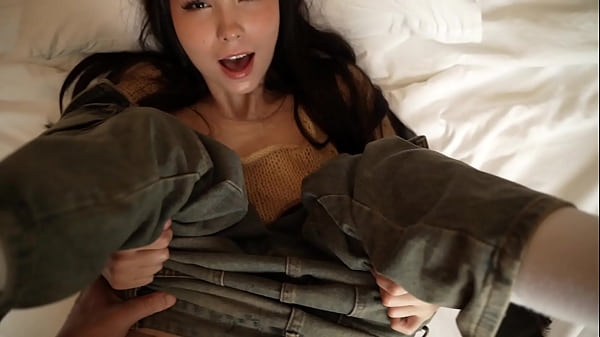 Bashful Asian Coed Gets Naughty After Class.