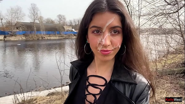 Stroll Through The Park With A Glazed Face – A Public Cumwalk Fantasy