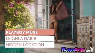 Leighla Habib: The Smiling Arab Seductress Sheds Her Clothes For A Steamy Shower