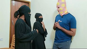 Pound My Two Big-ass Hijabi Sisters’ Holes Rough And Deep