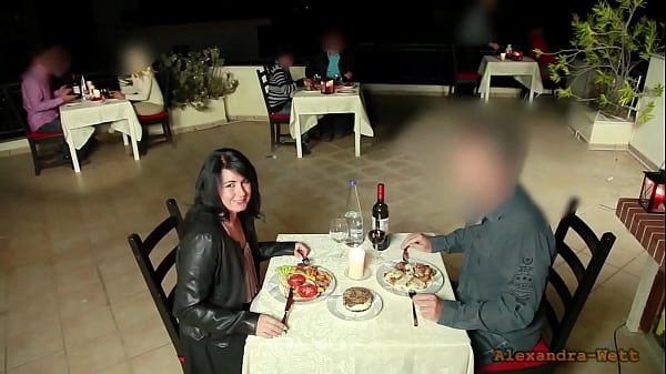 Exposed In Public: I Unleashed His Massive Cock Right At The Restaurant Table
