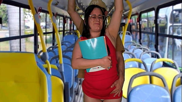 Student Gets Bent Over And Fucked On A Crowded Bus In Public!