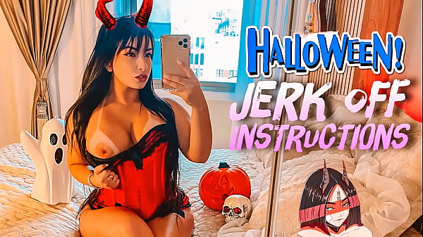 Sultry Latina Succubus In Cosplay Commands You To Stroke Your Cock And Spurt Your Load All Over Her Curvy Body And Filthy Feet