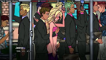 A Mysterious Commuter Shows Her The Secret To Climaxing Right There On The Crowded Train.