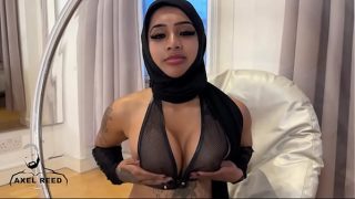 Hijabi Arab Babe Gets Pounded Rough By A Ripped Stud