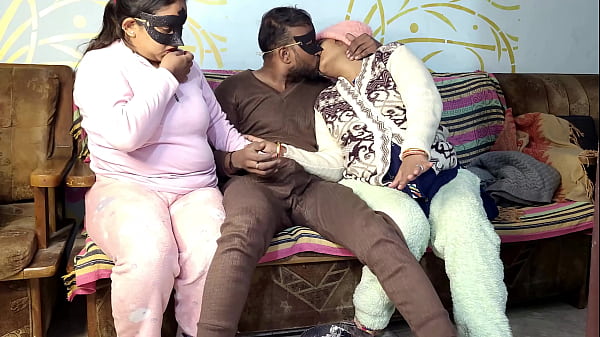 Deflowering Saliji In Front Of His Knocked-up Wife, Filthy Hindi Moans In The Background
