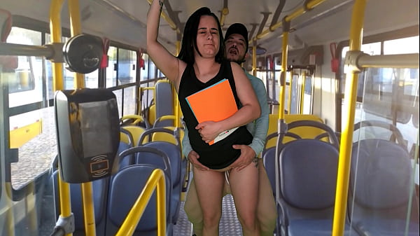 Student Gets Railed On A Crowded Bus For Everyone To See!