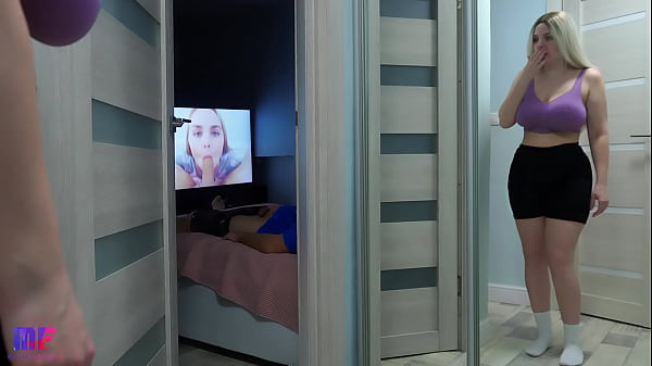 Busty Stepdaughter Peeks At Her Stepdaddy’s Private Moments