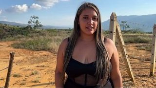 Busty Blonde Gets Railed By A Farmer In The Great Outdoors