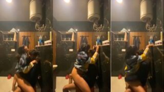Slutty Bathroom Fuck: A Horny Girl’s Wild Ride On A Hard Cock