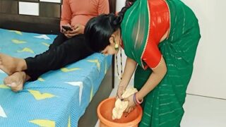 The Gentleman Takes His Fresh Young Maid In A Hardcore Sex Tape.