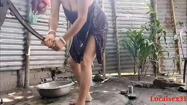Check Out This Horny Village Wife Getting Fucked Outside By Her Husband’s Buddy – Raw And Wild!