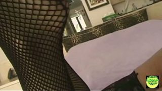 Massive Ebony Stud Pounds Petite Asian Babe In Stockings With Brutal Backdoor Action