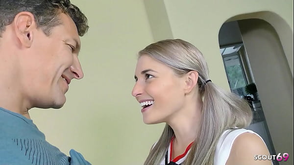 Busty Blonde Cheerleader Gets Roughly Fucked By Stepdad Before Taking A Huge Facial Load
