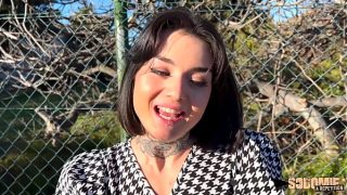 Dark-haired Crystal Craves A Deep Anal Pounding